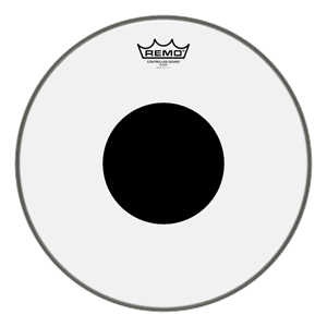 REMO CONTROLLED SOUND BLACK DOT 18" COATED