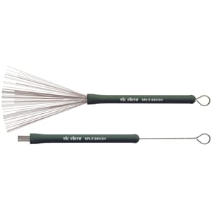 VIC FIRTH METALL VISPER SPLIT BRUSH SB Green